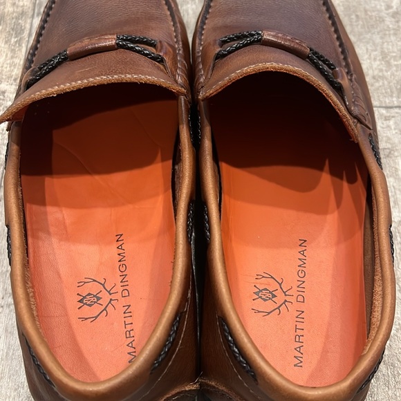 LN Men’s Martin Dingman Bourbon Bermuda Pebble Grain Braided Bit Loafers Size 12 - Picture 9 of 10